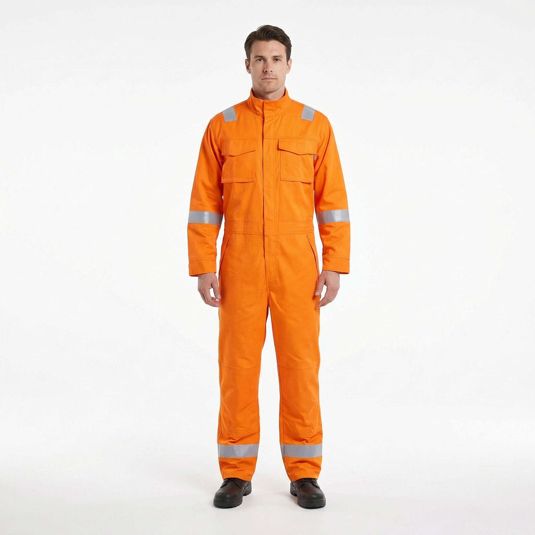 Overall Vlamvertragend & Antistatisch met Reflectiestriping